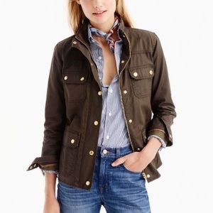 J. Crew Relaxed Boyfriend Field Jacket Size: M